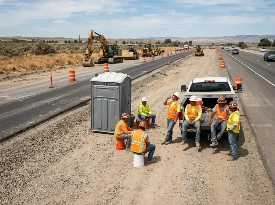 highway-road-construction-crew-007 — frequently asked questions, Porta Potty and Restroom Rentals in Menomonie, WI
